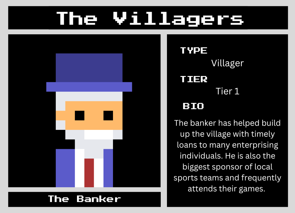 The Banker biography card